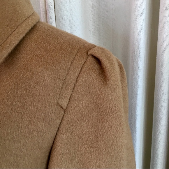 Celine Camel Hair Trench Coat Size 40 FR - Picture 3 of 8